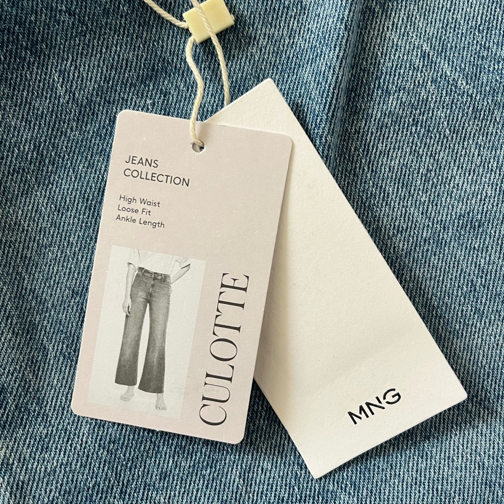 NWT Mango Culotte jeans - Picture 6 of 9